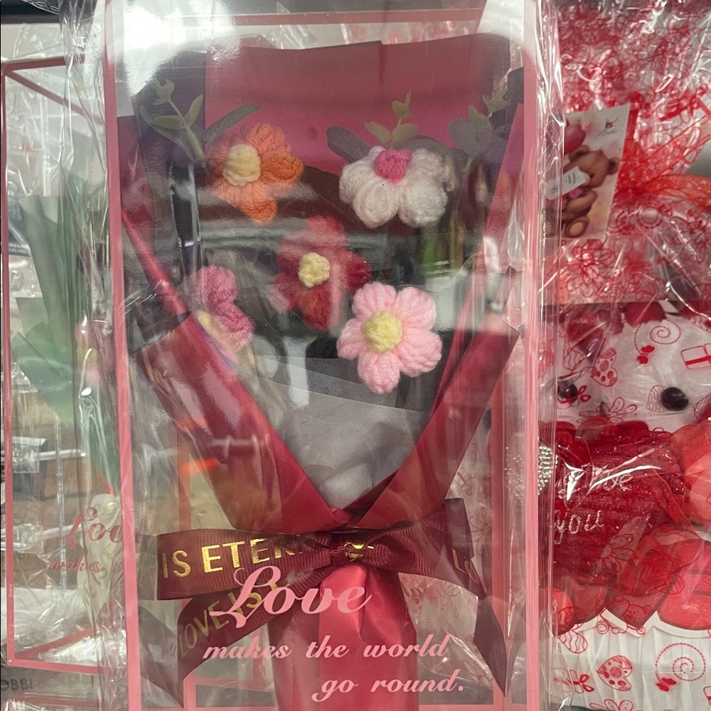 Floral Gift Bouquet with Pink and White Accents